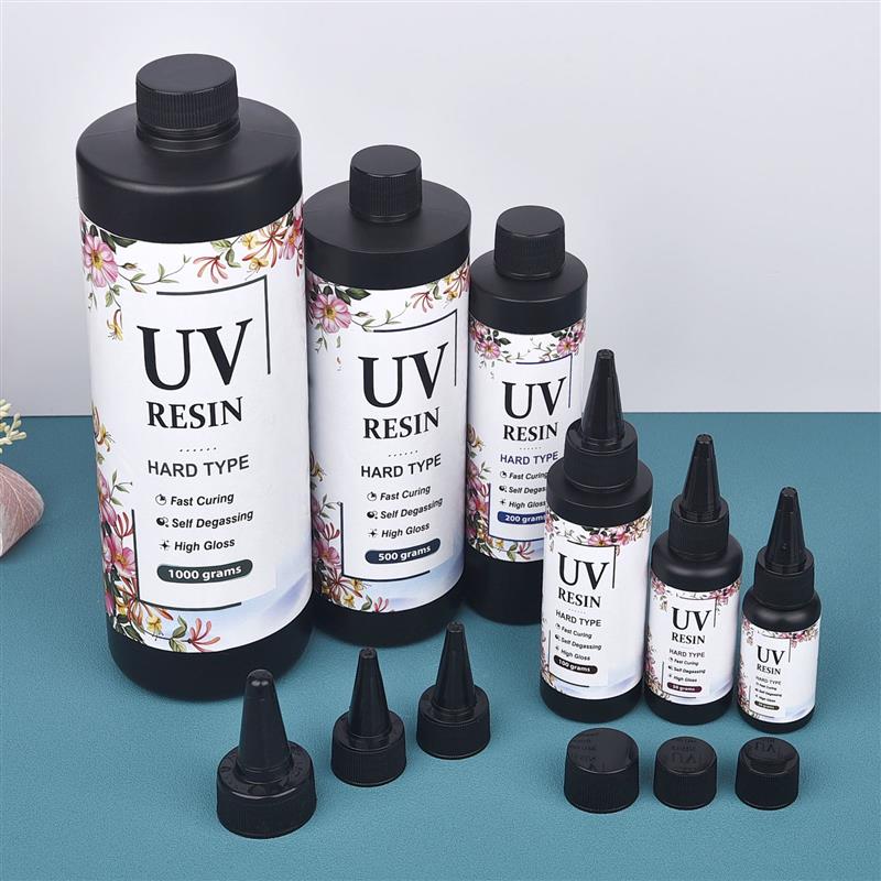 Uv Resin Clear Hard - 速乾性エポキシ樹脂ハード接着剤、紫外線硬化、DIYジュエリー製造ツール、樹脂モールド、ゲル硬化剤、透明、ハード
