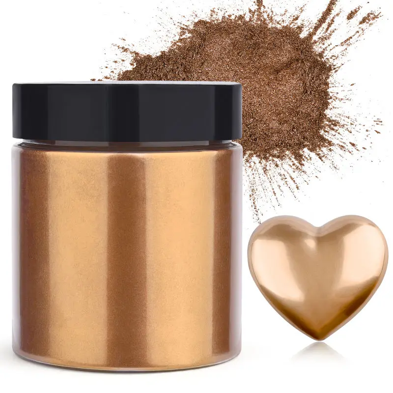 Glitter Powder Resin - 50 グラム/ボトルメタリックグリッターパウダーゴールドシルバーカラー顔料真珠光沢のあるパール顔料染料 UV 樹脂エポキシジュエリー作り