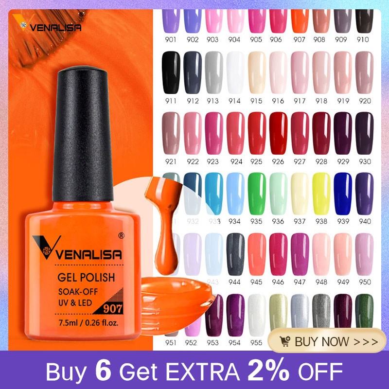 Glitter Powder Resin - Venalisa 7.5 ミリリットルジェルネイルポリッシュ Canni ネイル供給卸売ソークオフ UV