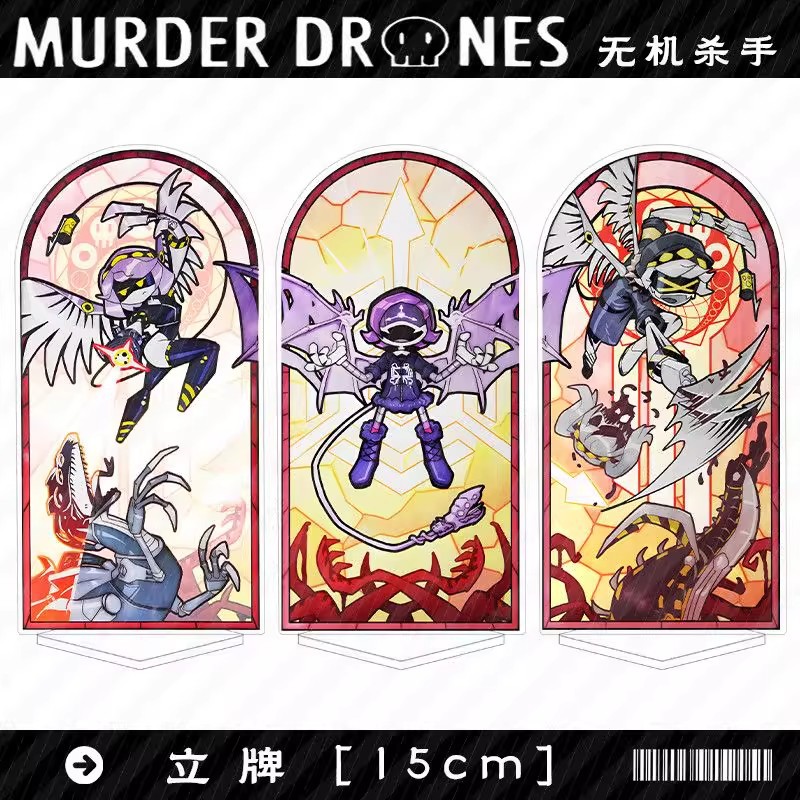 Resin Art Anime - マーダードローンズ シーズン 1 ウジ アクリルフィギュアディスプレイ漫画スタンドモデルプレートデスクトップ装飾アニメグッズキーホルダージュエリー