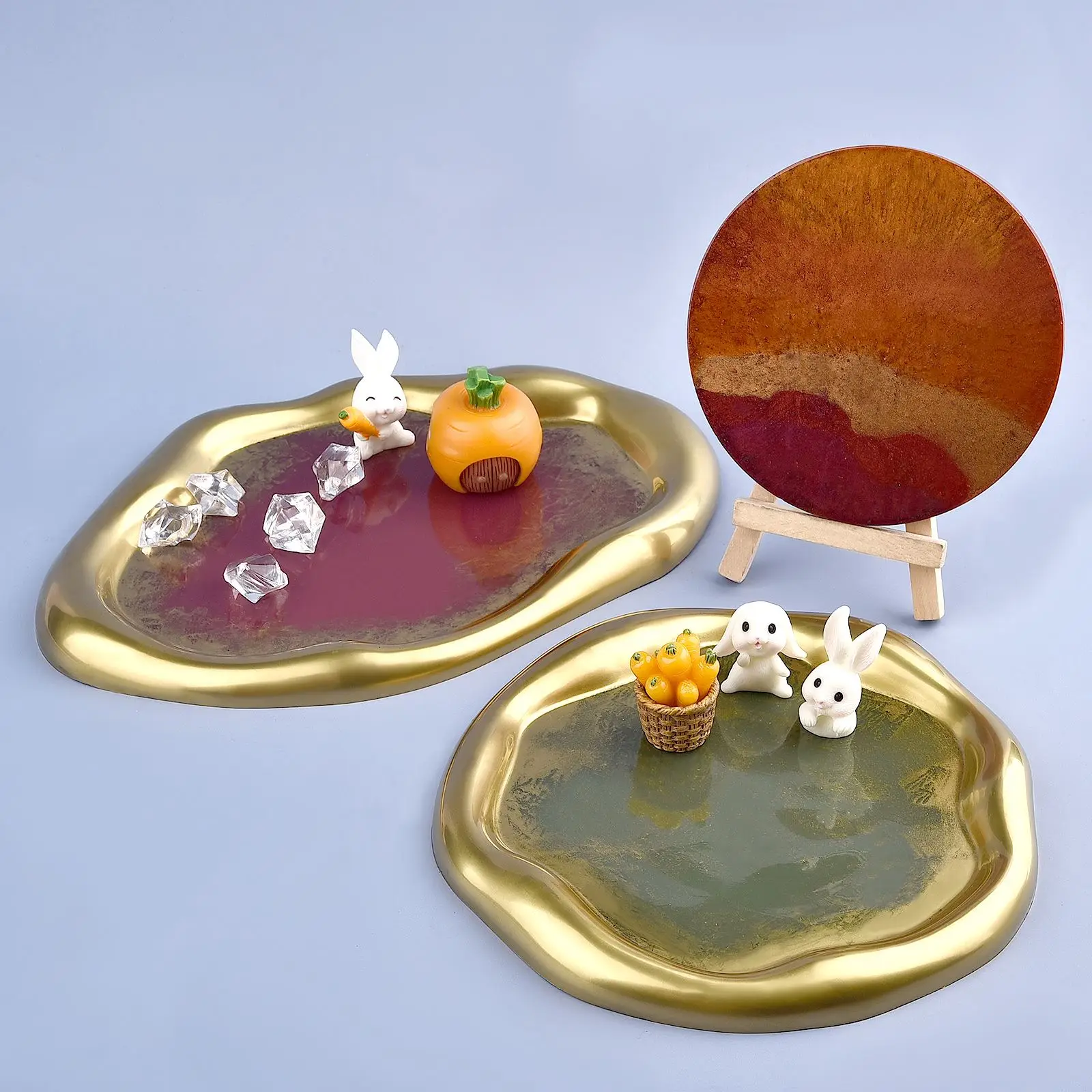 50 グラム/ボトルメタリックグリッターパウダーゴールドシル - Glitter Powder Resin のレビューと価格
