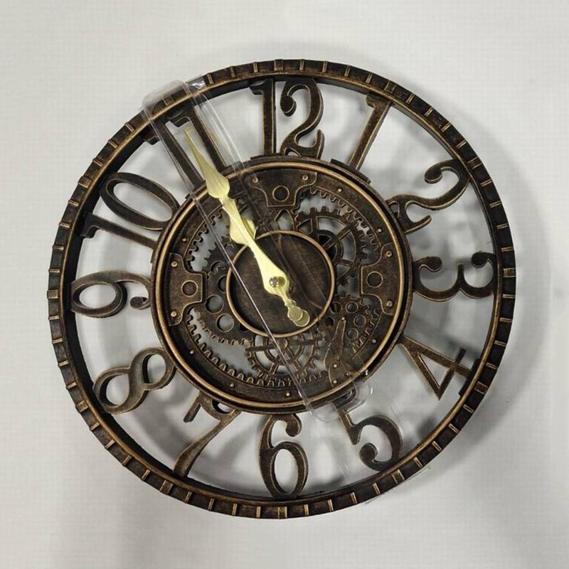 屋外壁時計防水レトロ樹脂モダンな壁時計サイレントクリエイティ - Resin Art Watch のレビューと価格