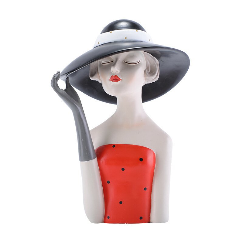 インスタグラム風ガール彫刻 - 北欧風レジン装飾、新居、部屋 - Resin Art Instagram のレビューと価格
