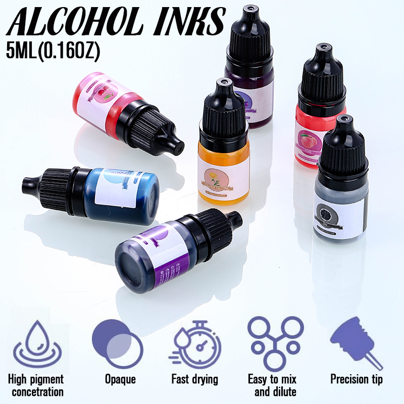 エポキシ樹脂カラー顔料 24 鮮やかな色 液体エポキシ顔料  - Uv Resin Clear Hard のレビューと価格