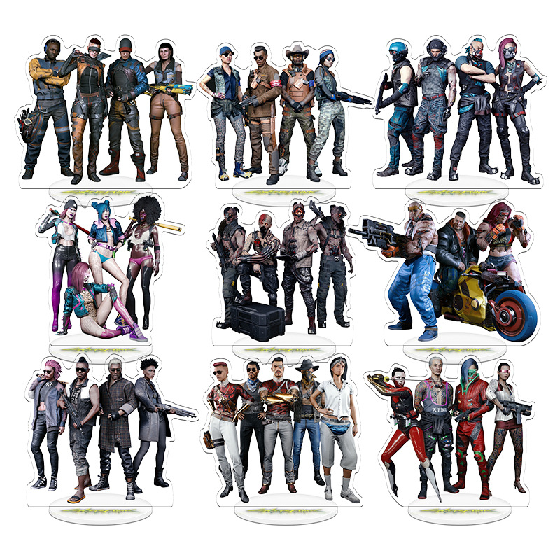 サイバーパンク 2077 V ゲームグッズスタンドモデルプレ - Resin Art Anime のレビューと価格