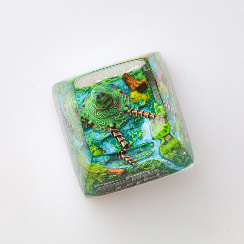 オーガニズムレジンキーキャップ クリエイティブアート キーボ - Resin Art Anime のレビューと価格