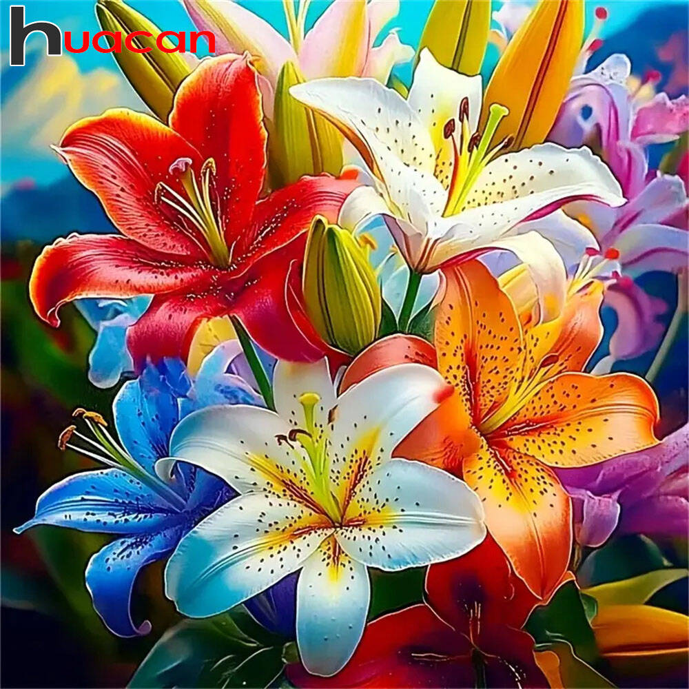 HUACAN-イルカの空のダイヤモンド絵画,海と夕日の刺em - Resin Art Wallpaper のレビューと価格