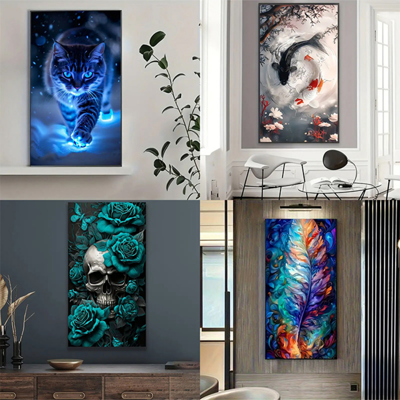 1つのダイヤモンドペインティングセット、主な画像パターンを含 - Resin Art Images のレビューと価格