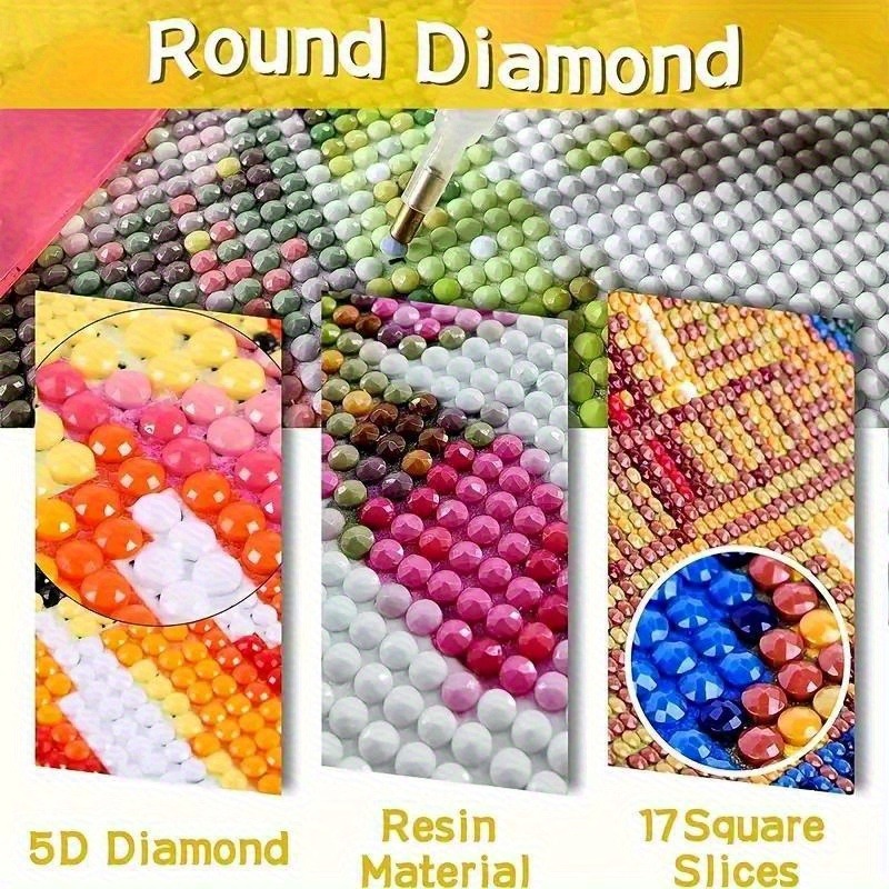 2Dフラット屋内壁掛けダイヤモンドアート、特別なインテリア装 - Resin Art Hanging のレビューと価格