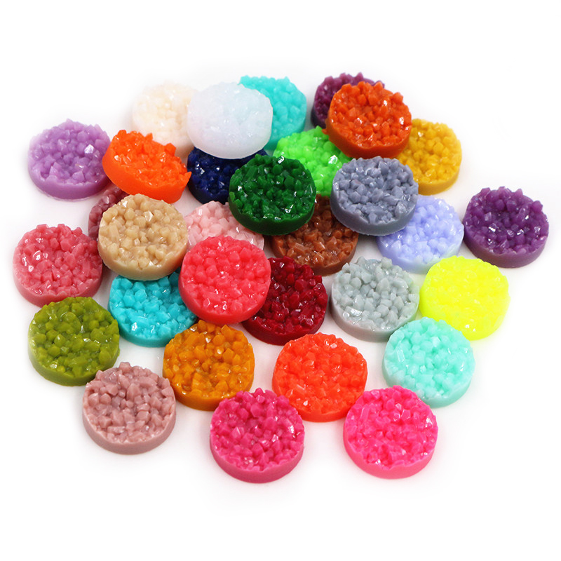 40 個樹脂 Druzy カボションドーム 8/10/12  - Resin Art Box のレビューと価格