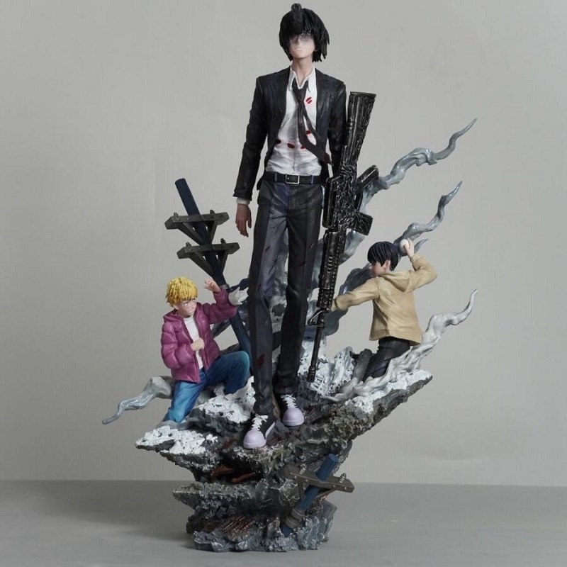 チェーンソーマンガンデビルデビルハンターGKアニメフィギュア - Resin Art Anime のレビューと価格