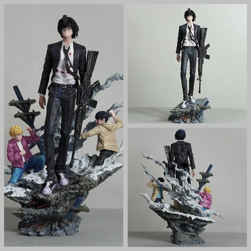 チェーンソーマンガンデビルデビルハンターGKアニメフィギュア - Resin Art Anime のレビューと価格