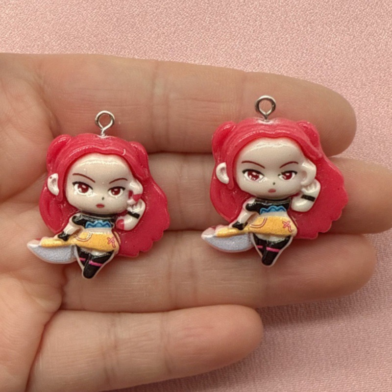 10個入り樹脂製漫画ペンダント、DIYジュエリー製作イヤリン - Resin Art Box のレビューと価格