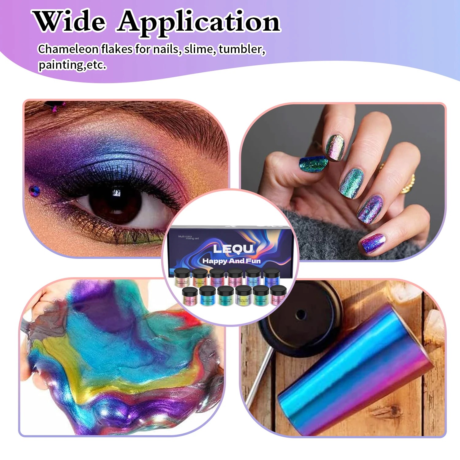 カメレオンピンクネイルクロムパウダー顔料DIYエポキシ樹脂モ - Glitter Powder Resin のレビューと価格