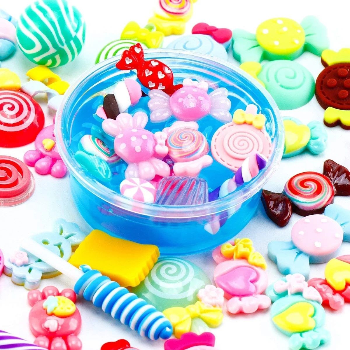 ミックスレジンスイーツフラットバックスライムチャームセット、 - Resin Art Materials のレビューと価格