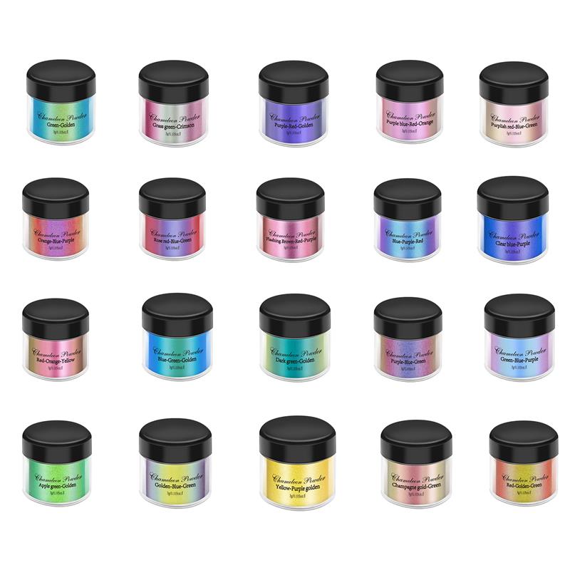 魔法の色あせた真珠のパウダー,カメレオン,レジン,エポキシ, - Glitter Powder Resin のレビューと価格