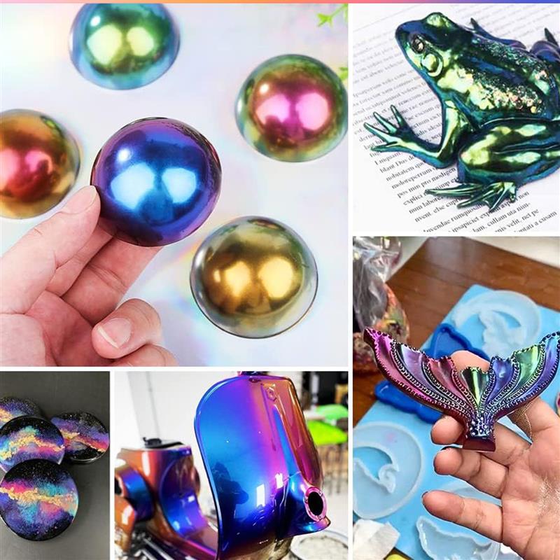 魔法の色あせた真珠のパウダー,カメレオン,レジン,エポキシ, - Glitter Powder Resin のレビューと価格