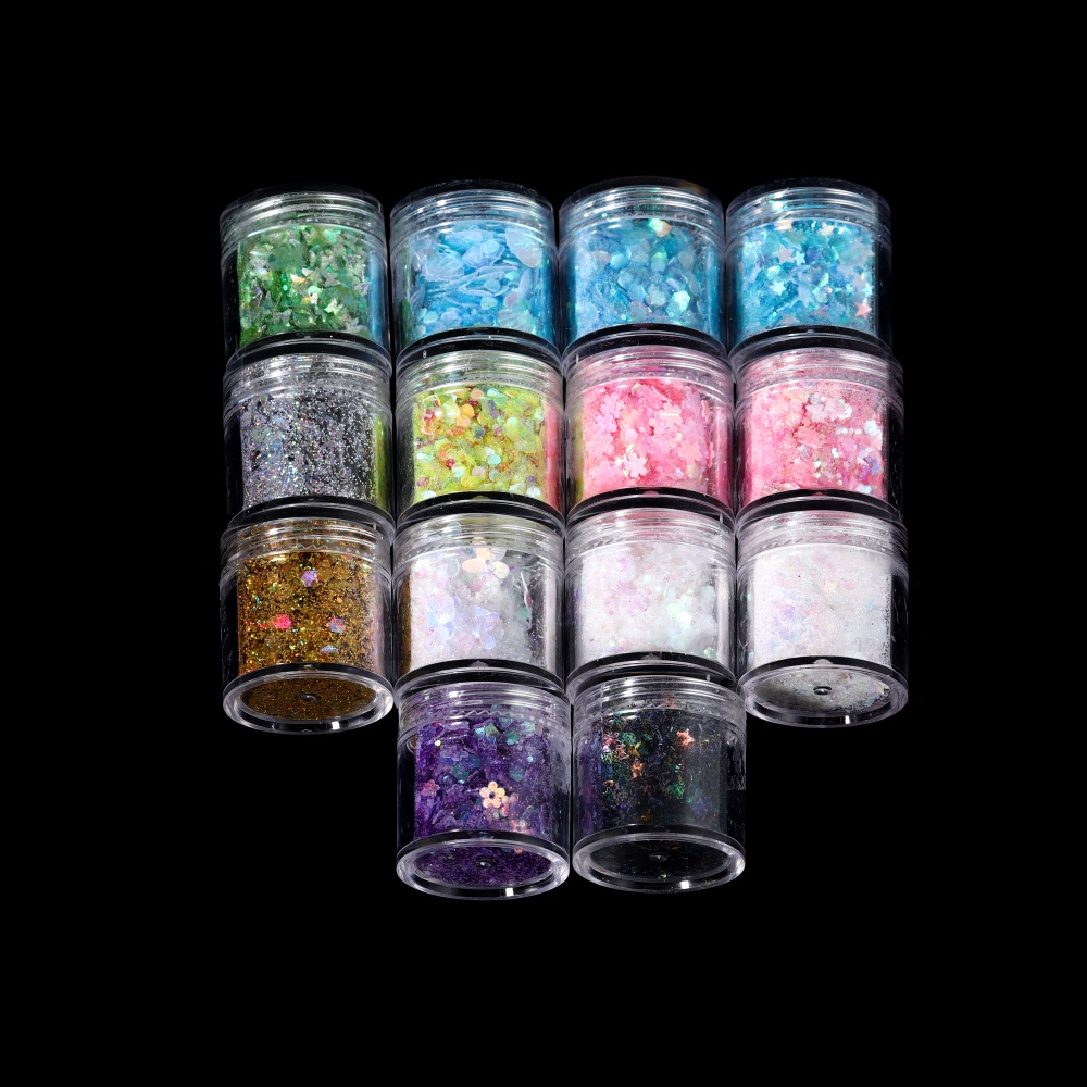 エポキシ樹脂充填,10ml/ボックス,カラーグリッター,日曜 - Glitter Powder Resin のレビューと価格