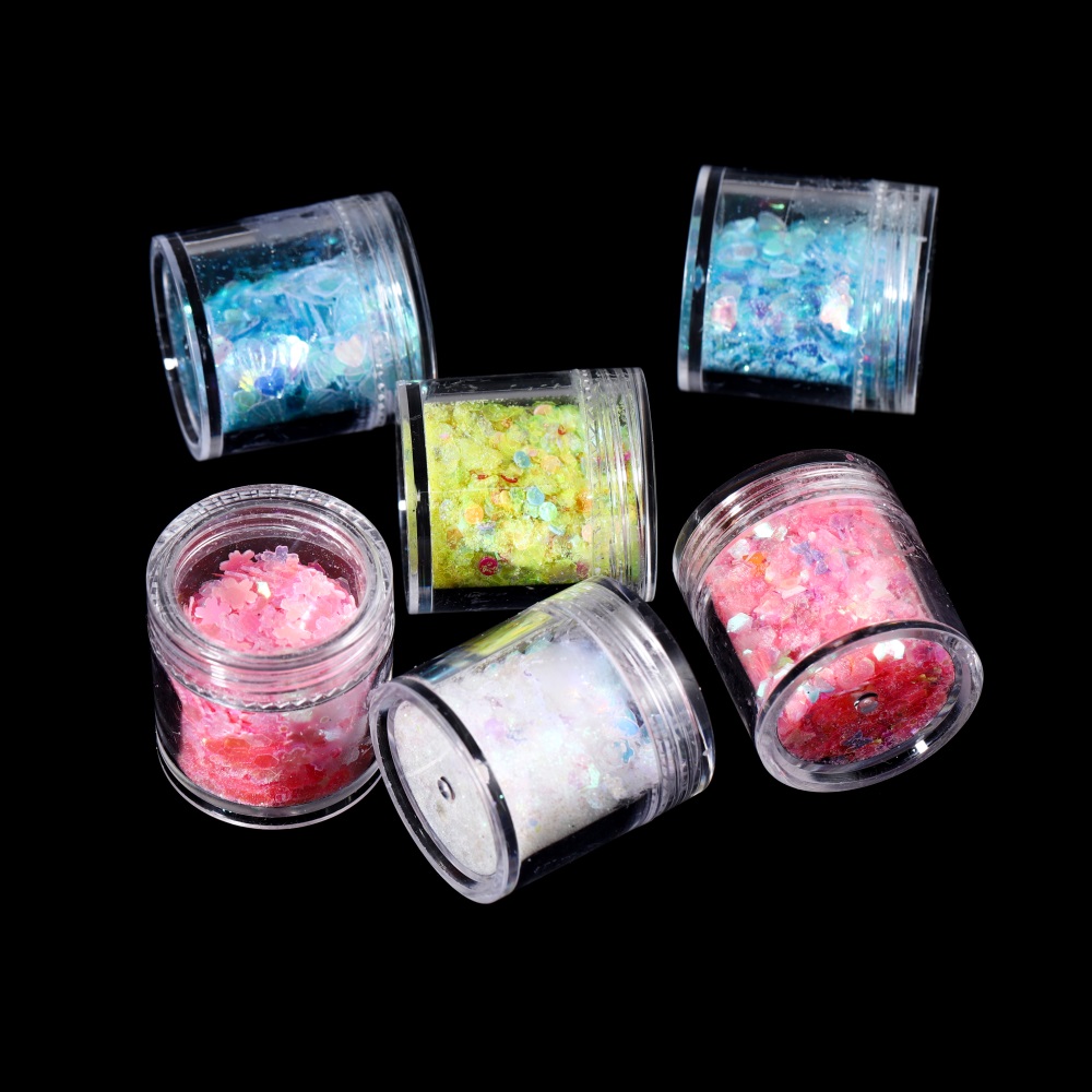 エポキシ樹脂充填,10ml/ボックス,カラーグリッター,日曜 - Glitter Powder Resin のレビューと価格