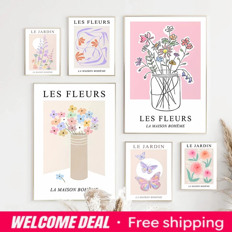 2026 抽象的なフラワーマーケットポスターローズチューリッ - Resin Art Of Flowers のレビューと価格