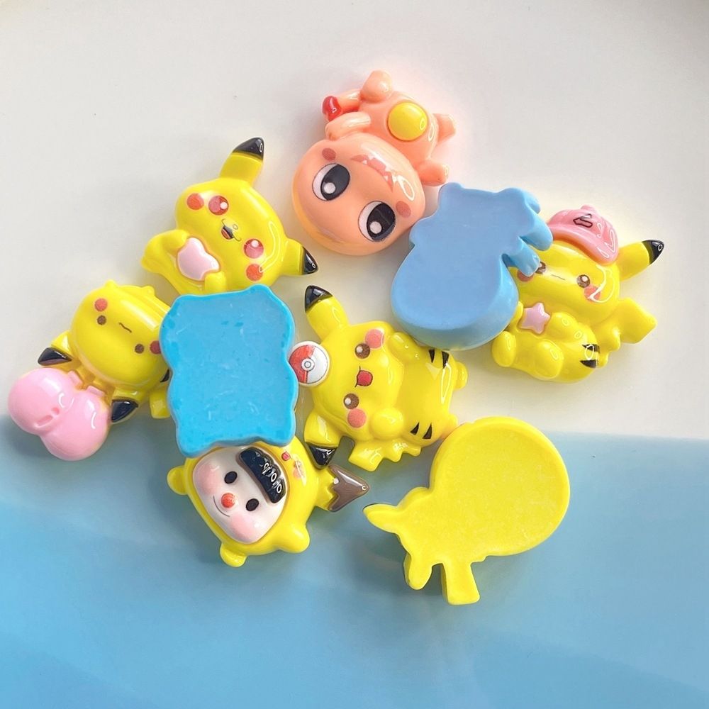 新しいDIYクラフト材料、漫画ポケモン用、樹脂製アクセサリー - Resin Art Materials のレビューと価格