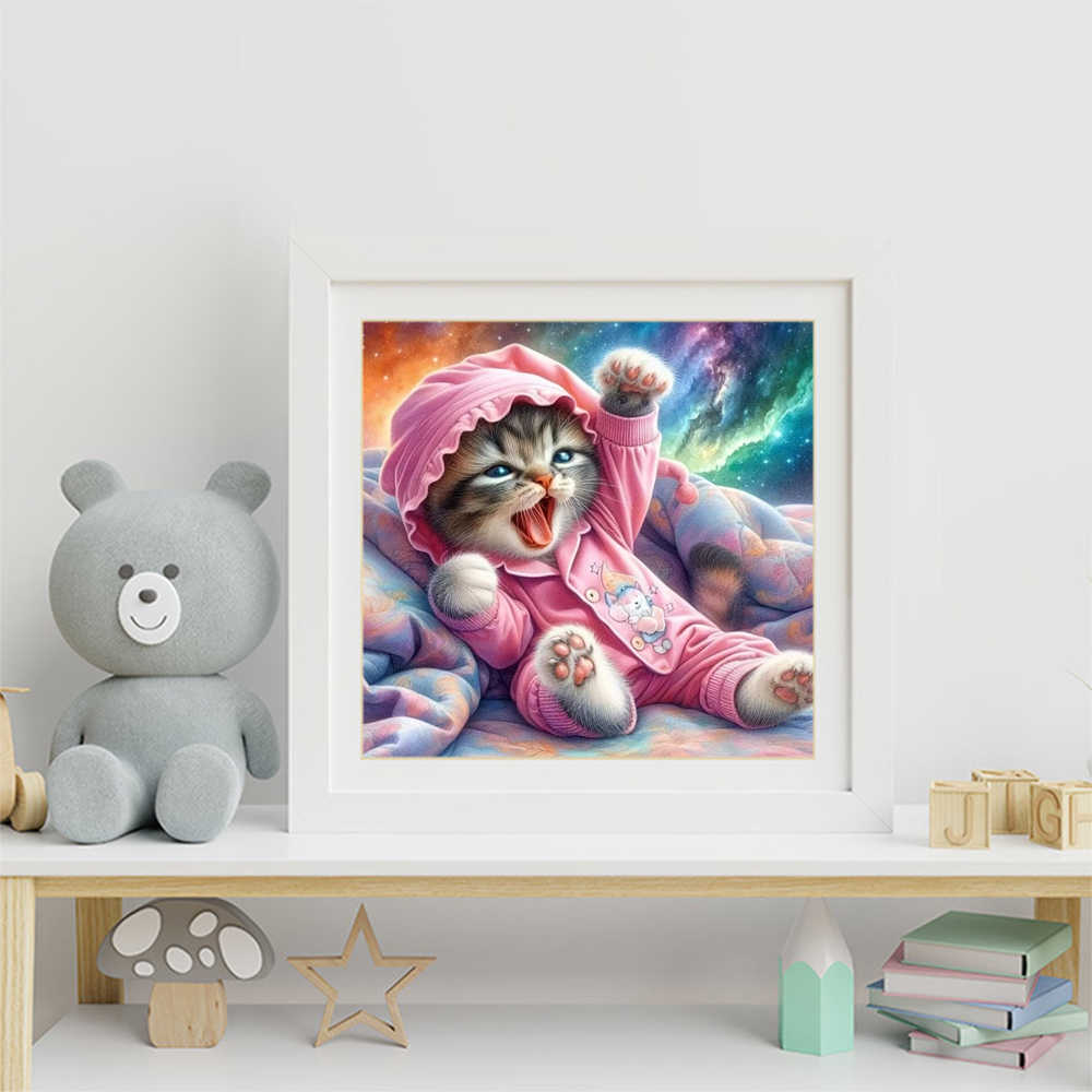 EverShine 新着ダイヤモンドペインティング猫動物刺繍 - Resin Art Wallpaper のレビューと価格