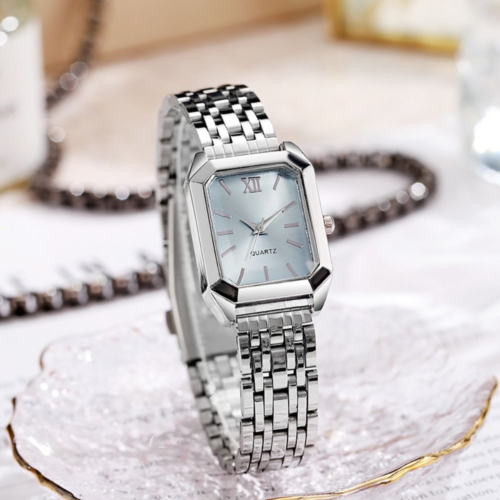 ファッションステンレススチール腕時計ブレスレットセットライン - Resin Art Watch のレビューと価格