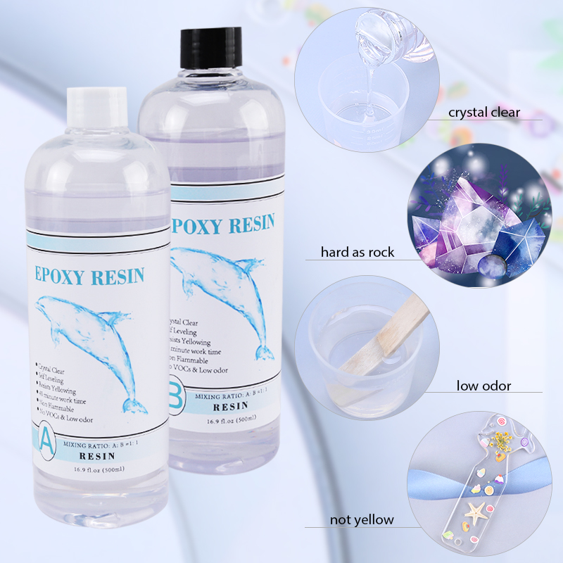 1:1 クリアエポキシ樹脂クリスタルクリアアート樹脂エポキシ - Uv Resin Clear Hard のレビューと価格