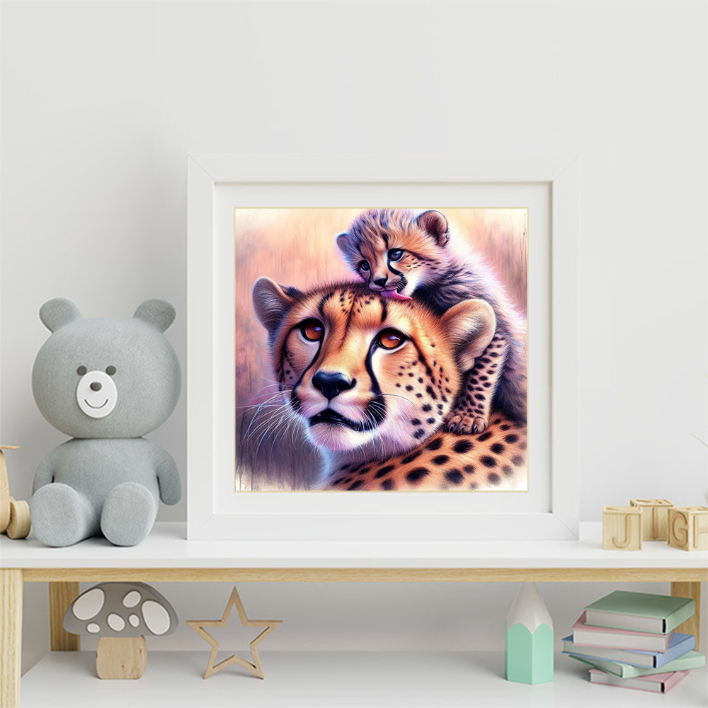 エバーシャインダイヤモンドペインティング動物絵画ラインストー - Resin Art Wallpaper のレビューと価格