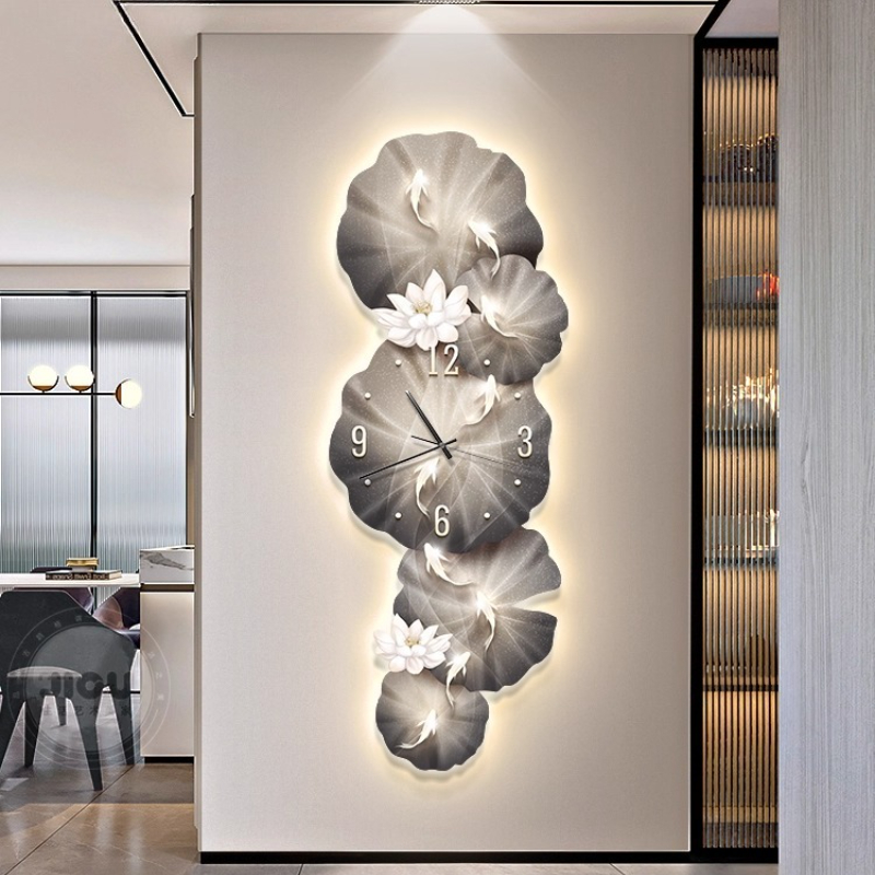 LEDアート壁画壁掛け時計 高級サイレントデジタル時計 高級 - Resin Art Watch のレビューと価格
