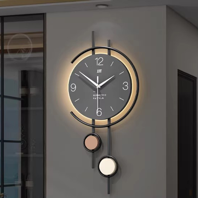 美的インテリア壁掛け時計レストラン北欧サイレントファッション - Resin Art Watch のレビューと価格