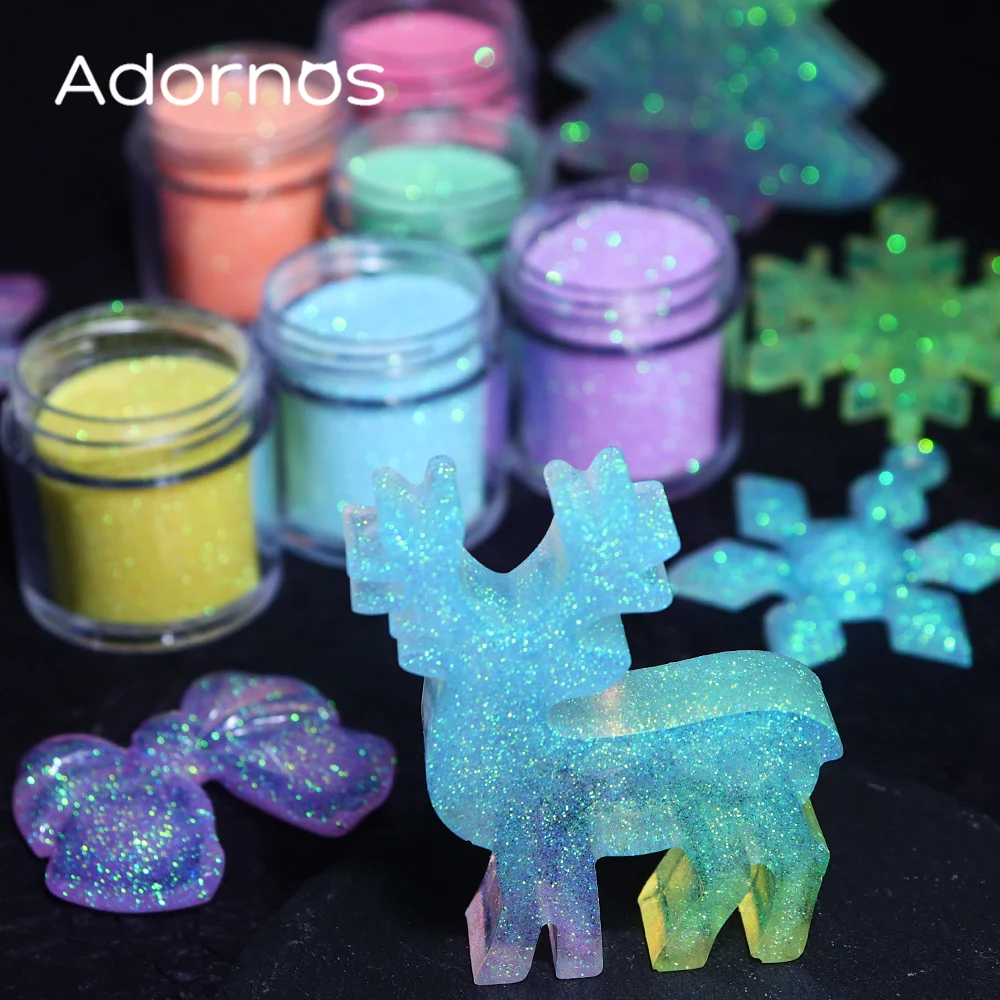 虹色グリッターシュガーパウダーエポキシ樹脂顔料着色剤染料樹脂 - Glitter Powder Resin のレビューと価格