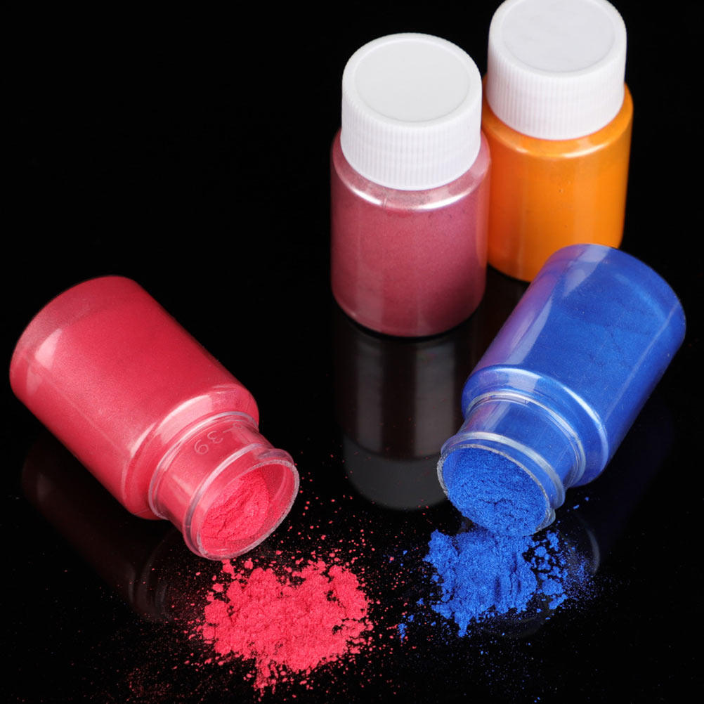 16色のパール顔料パウダー、DIYネイルアート、バスソープ、 - Resin Art Epoxy のレビューと価格