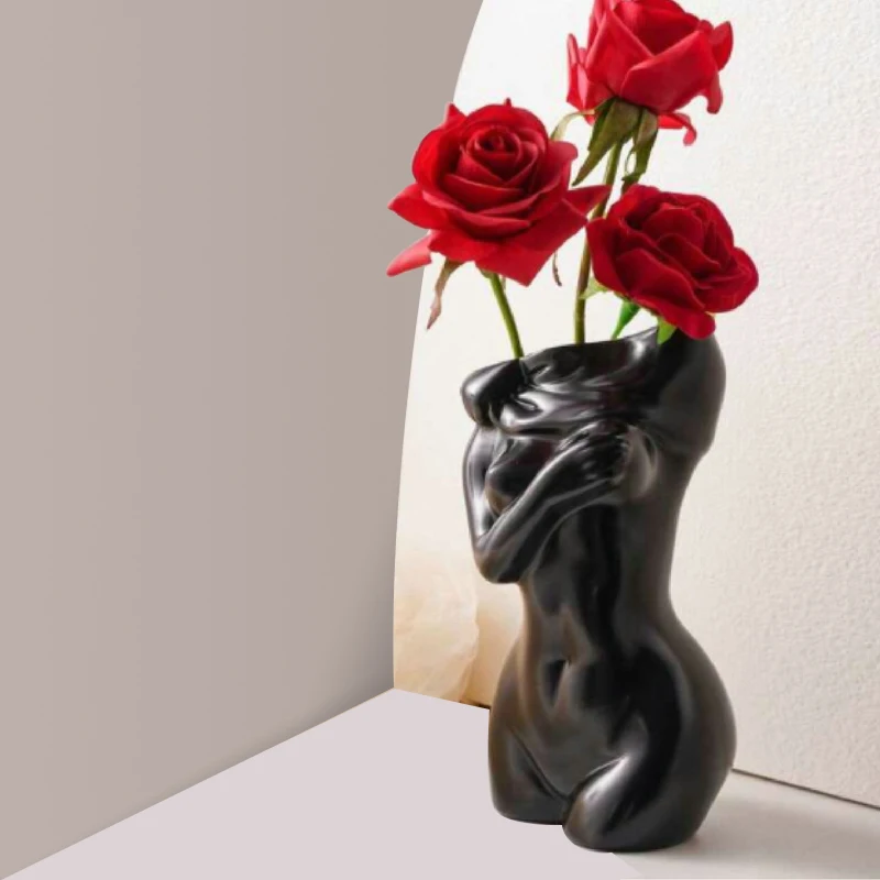 女性のボディ彫刻,樹脂製の花瓶,セラミックアート,北欧のイン - Resin Art Instagram のレビューと価格