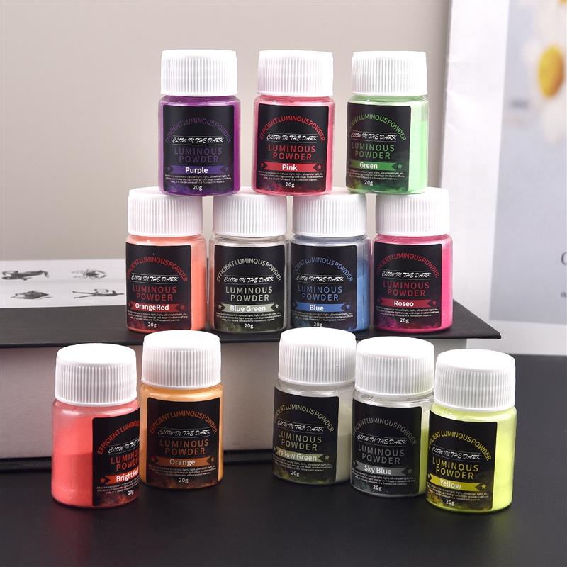 20 グラム/ボトル発光粉末エポキシ樹脂顔料 DIY 樹脂型 - Glitter Powder Resin のレビューと価格