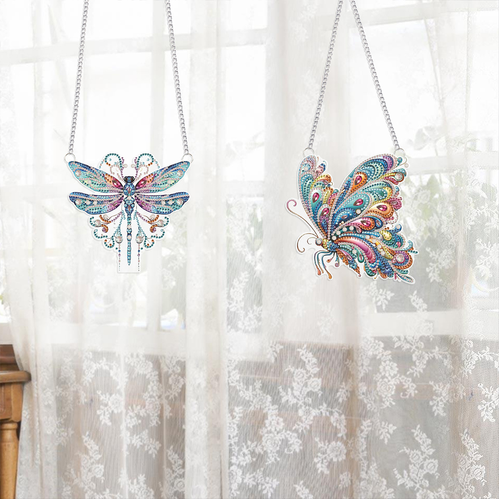 2 個 PET 特殊形状のかわいい動物ラインストーンダイヤモ - Resin Art Hanging のレビューと価格